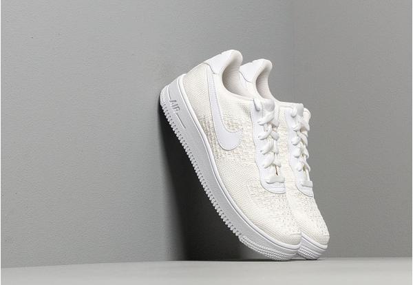 Nike Air Force 1 Flyknit 2.0 (GS) White/ White-White