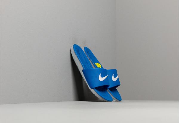 Nike Kawa Slide (GS/PS) Hyper Cobalt/ White