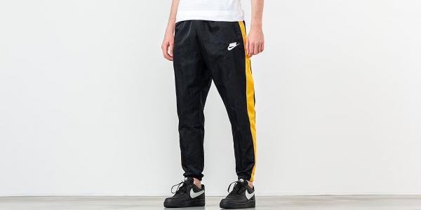 Nike Sportswear Woven Pant Black/ Yellow Ochre/ White