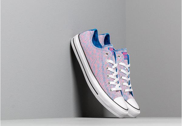 Converse Chuck Taylor All Star OX Totally Blue/ Racer Pink/ White