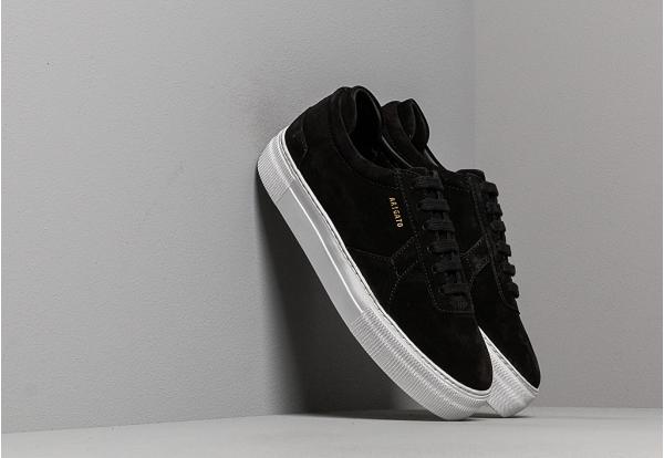 AXEL ARIGATO Platform Sneaker Suede Leather Black