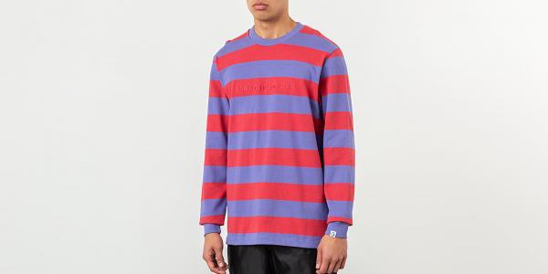 Billionaire Boys Club Heavy Striped Longsleeve Tee Red