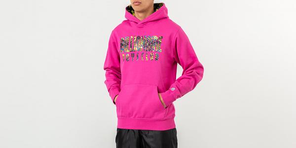 Billionaire Boys Club Fish Camo Popover Hood Pink