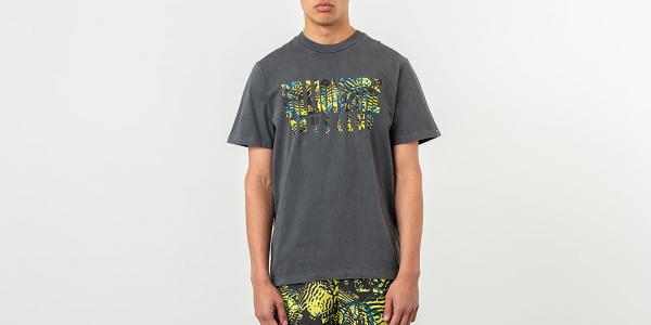 Billionaire Boys Club Pigment Dyed Fish Camo Tee Black