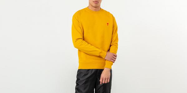 Alexandre Mattiussi Ami De Coeur Crewneck Yellow