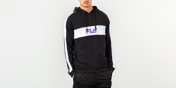 FILA Jeremy Blocket Hoodie Black/ Bright White