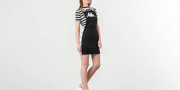 Kappa Banda Bondera Dress Black/ White