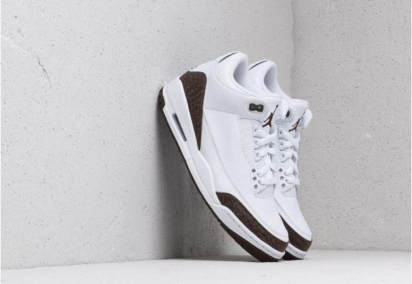 Air Jordan 3 Retro "Mocha" White/ Dark Mocha-Chrome