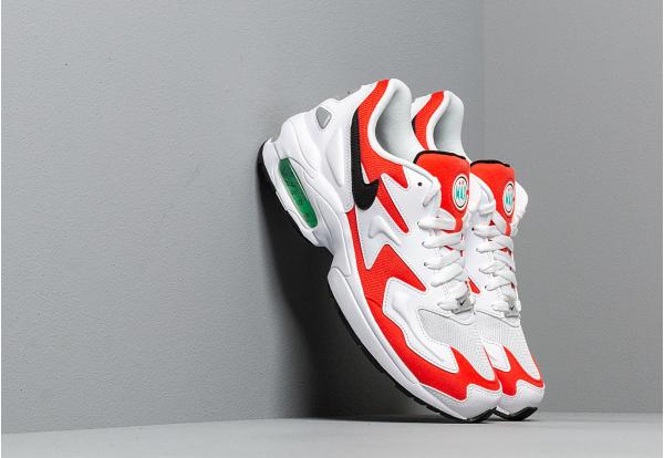 Nike Air Max 2 Light White/ Black-Habanero Red-Cool Grey