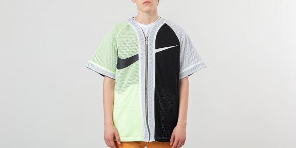 NikeLAB Baseball Top Reversible Jacket Barely Volt/ Black