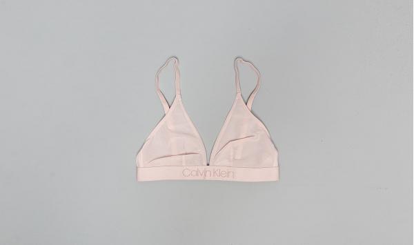 Calvin Klein Unlined Triangle Bralette Pink