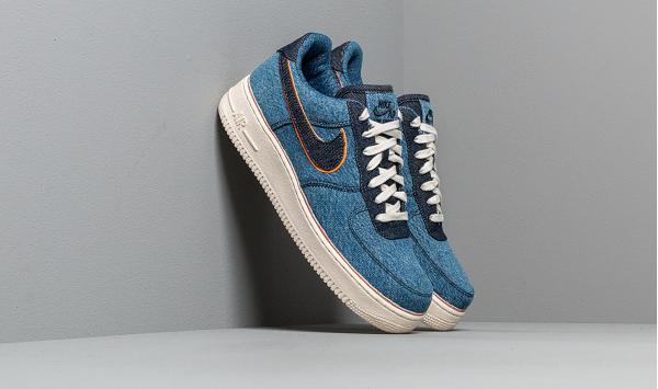 Nike Air Force 1 '07 Premium Stonewash Blue/ Dark Obsidian