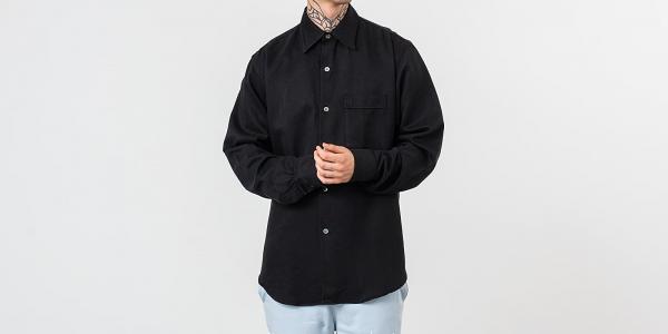 Our Legacy Policy Shirt Shiny Black