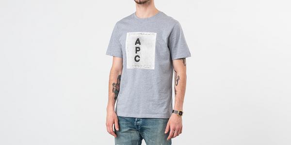 A.P.C. Ollie Tee Heather Indigo