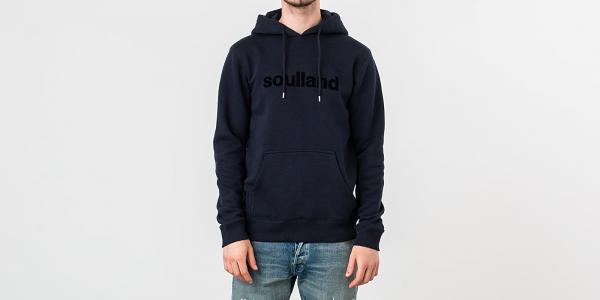 Soulland Logic Googie Hoodie Navy