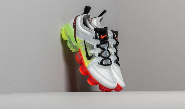 Nike Air Vapormax 2019 (GS) Pure Platinum/ Black-Volt-Bright Crimson