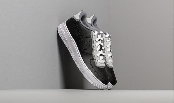 Nike Air Force 1 Lv8 1 Double GS Black/ Black-Pure Platinum-Cool Grey