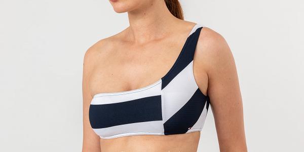 Tommy Hilfiger Offshoulder Bralette Pique Blockstr Navy Blazer