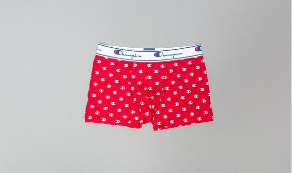 Champion Small Logo Boxers Red