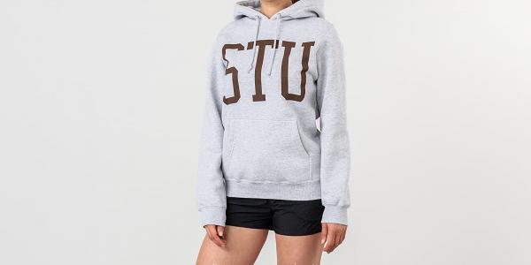 Stüssy Big Stu Hoodie Ash Heather
