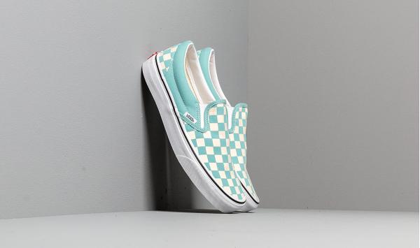 Vans Classic Slip-On (Checkerboardard) Aqua Haze