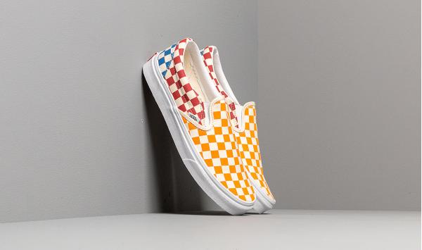 Vans Classic Slip-On (Checkerboardard) Multi/ True White