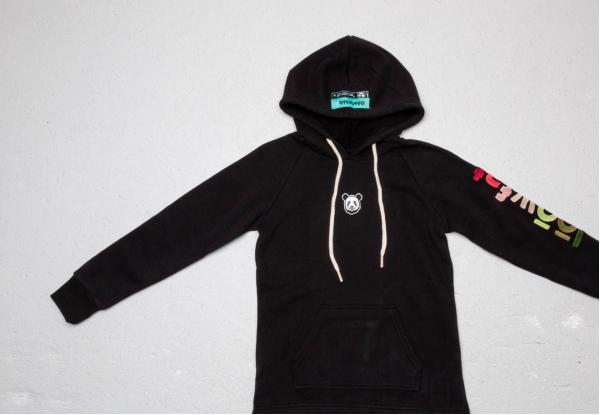 LoowFAT KIDS Puffy Hoodie Black