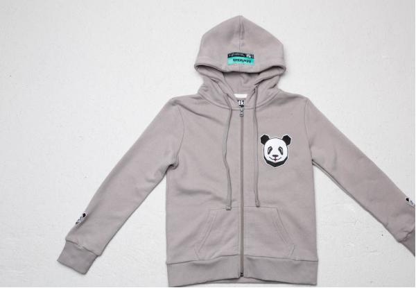 LoowFAT KIDS Zip Hoodie Grey