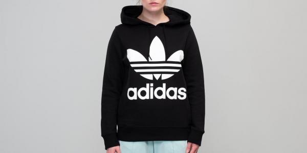 adidas Trefoil Hoodie Black