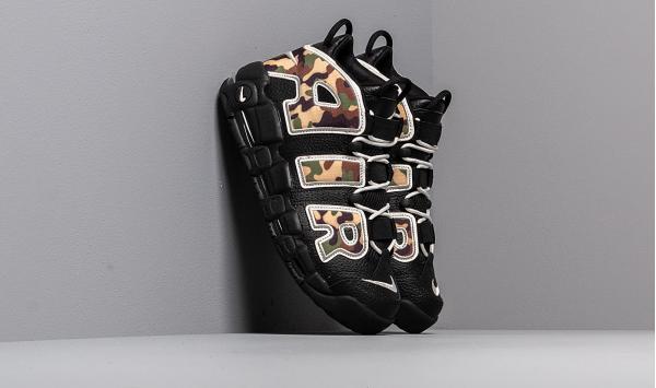 Nike Air More Uptempo '96 Qs Su19 Black/ Sail-Lt British Tan-Asparagus