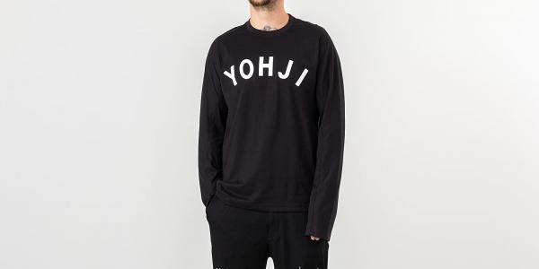 Y-3 Yohji Letters Long Sleeve Tee Black/ Off White