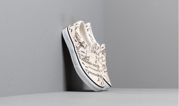 Vans x Harry Potter Classic Slip-On Marauder's Map/ White