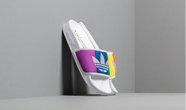 adidas Adilette Pride Ftw White/ Orange/ Scarlet