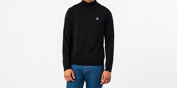 WOOD WOOD Luc Turtleneck Black