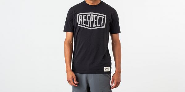 Under Armour Project Rock Graphic Respect Tee Black