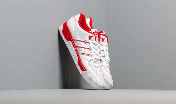 adidas Rivalry Low Ftw White/ Ftw White/ Scarlet