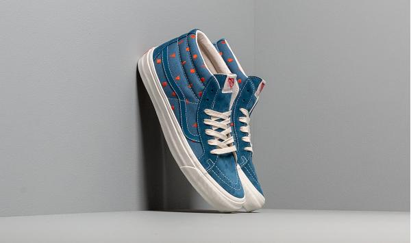 Vans OG Sk8-Mid LX (Suede/ Canvas/ Embroidery) Denim/ White