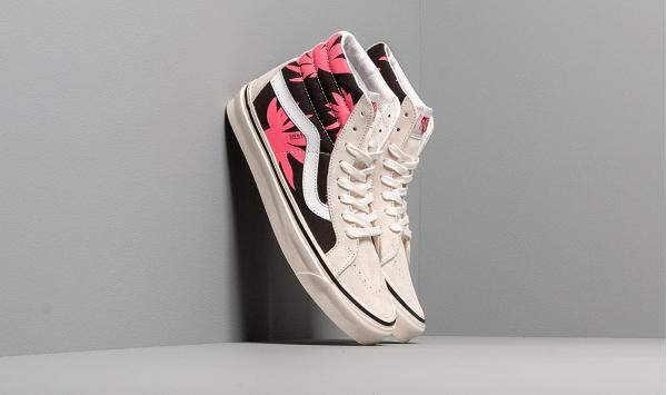 Vans Sk8-Hi 38 Dx (Anaheim Factory) Beige/ Black/ Red Leaves