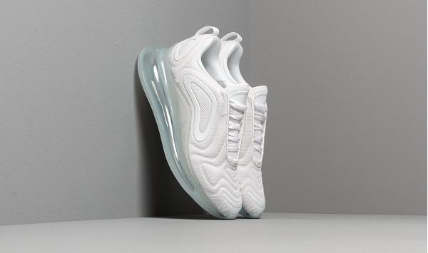 Nike Air Max 720 (GS) White/ White-Mtlc Platinum-Pure Platinum