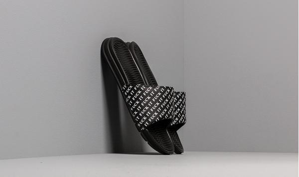 HUF Fuck It Slide Black/ Black