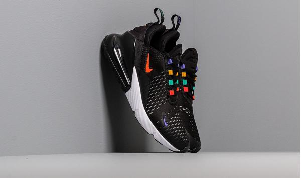 Nike W Air Max 270 Black/ Flash Crimson-University Gold