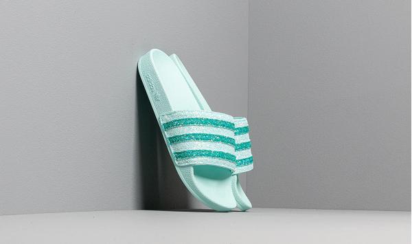 adidas Adilette W Frozen Mint/ Active Green/ Frozen Mint