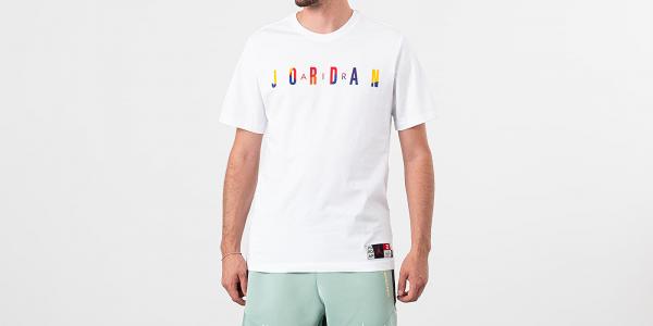 Jordan Sport DNA Hybrid Tee White