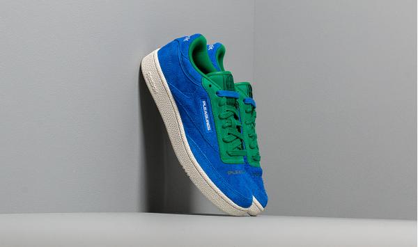 Reebok x Pleasures Club C 85 Vital Blue/ Green/ Chalk/ White