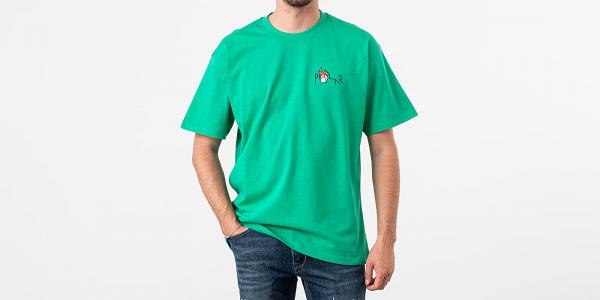 Polar Skate Co. Castle Fill Logo Tee Green