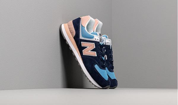New Balance 574 Blue/ Pink