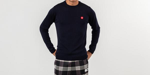 WOOD WOOD Kip Sweatshirt Navy