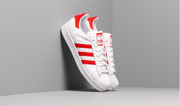 adidas Superstar Ftw White/ Active Red/ Ftw White