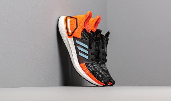 adidas UltraBOOST 19 W Core Black/ Glow Blue/ Hi-Res Coral