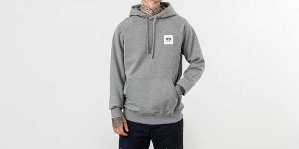 WOOD WOOD Fred Hoodie Grey Melange